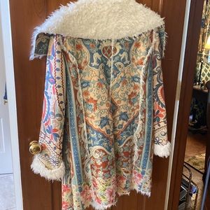 Johnny Was fur and suede jacket